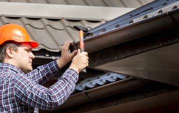 gutter repair Weelsby, Lincolnshire